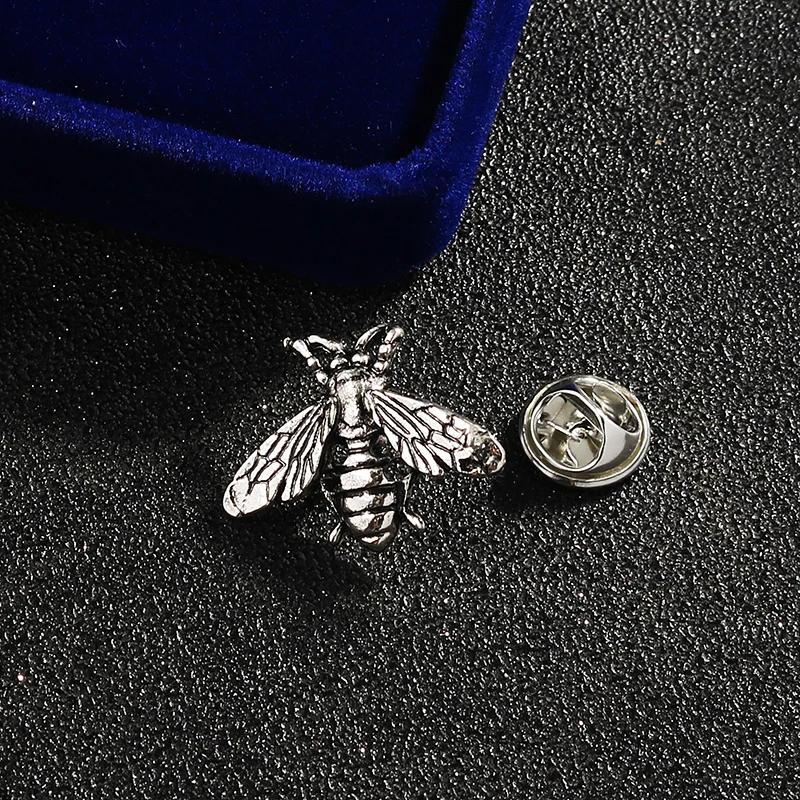 i-Remiel Fashion Retro Creative Bee Brooches Suit Wedding Brides Men's and Women's Shirt Collar Pin Accessories for Women 1 PCS