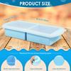 2/4/6 Grid Big Ice Tray Mold Silicone Freezer Tray with Lid Fridge Food Soup Storage Box Ice Tray Mold Ice Blocks Maker Model