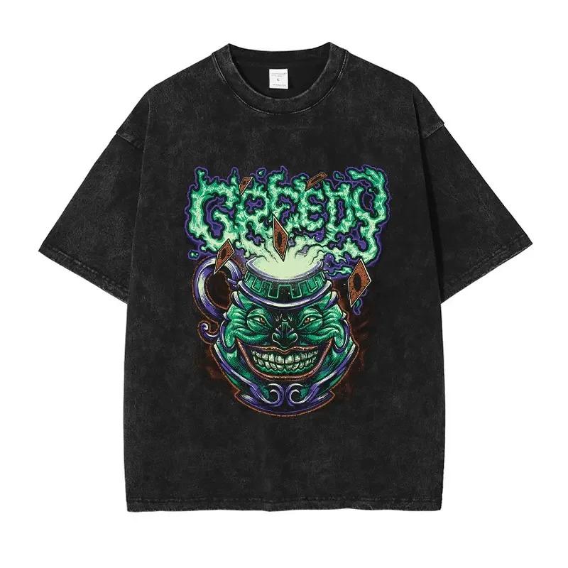 2026 New Arrival Unisex Clothes Tee Shirt Homme T-Shirts Unisex Tshirt for Unisex Ropa Hombre Anime Yu Gi Oh Retro Vintage Washed