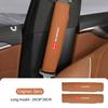 URDV7 Leather Car Logo Seat Belt Cover Shoulder Protective Interior Accessories For KIA Sportage Rio Ceed Niro Soul Stonic Picanto