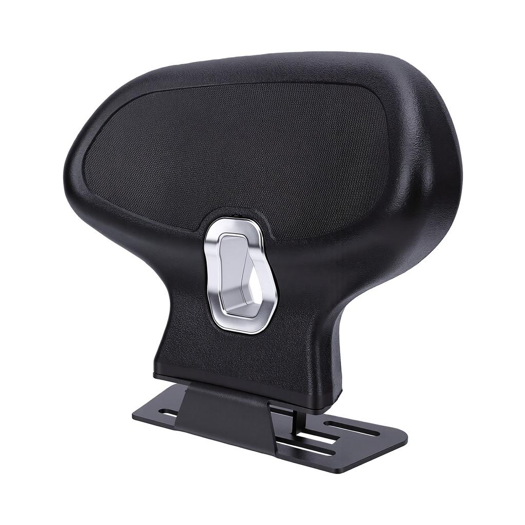 Motorcycle Rear Backrest Soft PU Black Universal Passenger Back Support For ATV Scooter Cruiser Moped