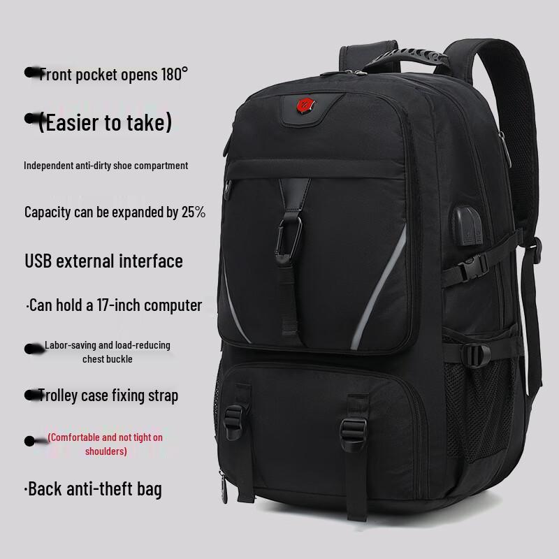 

E Le Qi BAIKE Men s Extra Large Travel Backpack