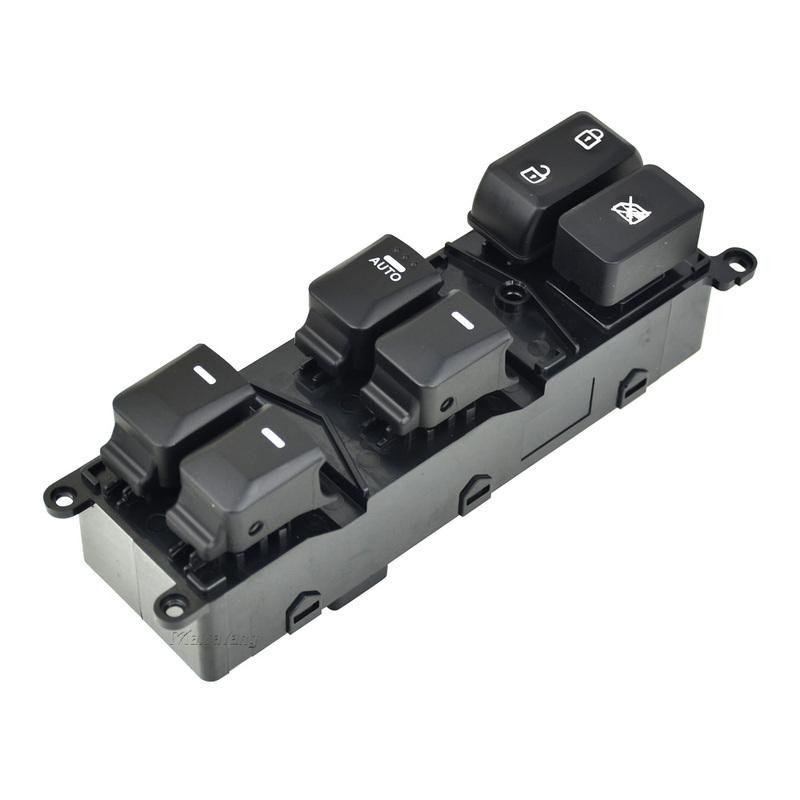 Left Hand Driver Front Electric Master Control Power Lifter Window Switch 93570-1W155 For Kia Rio Pride 2012 2013 2014 2015