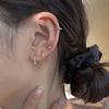 Titanstahl 2/2,5 mm Rohrdicke Mehrere Größen Runde Creolen für Herren Klassischer Schmuck für Accessoires