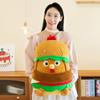 Chicken Plush Hamburger Toy Removable Clothes Leg Burger Cute Cartoon Gift Girls