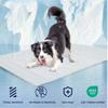 Pet Cooling Mat Large Dog Cooling Pad for Summer Kennel Crate Use Breathable Self Cooling Blanket Washable Bed for Dogs Cats