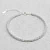 [As Little] Silver 925 Strawberry Chain Fashion Layered Bracelet