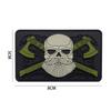 Viking Battle Axe Morale Patch - White/Gray/Yellow