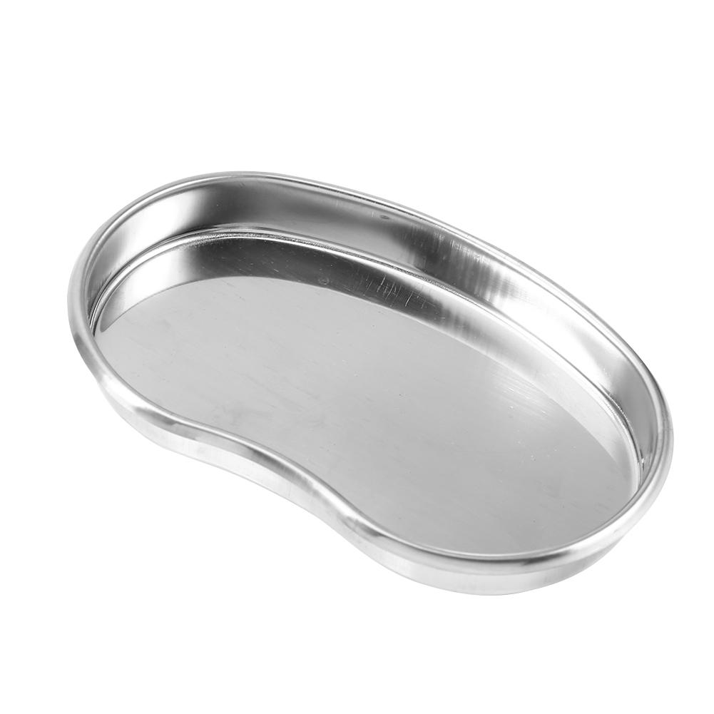 1pc Stainless Steel Kidney Shaped Curved Tray Medical Dental Surgical Use