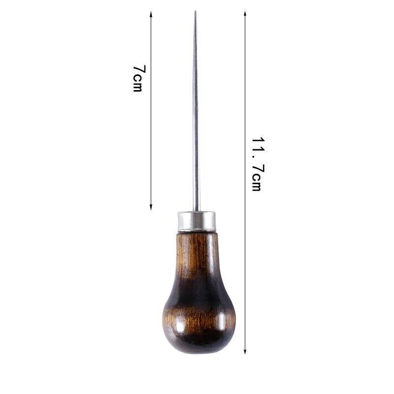 

Wooden Hole Punch Tool for Leather Craft Leather Hole Punch Set – Straight Punch Awl for Hand Stitching rofessional Leather Perf