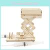 Educational Diy Hydraulic Lift Platform Science Experiment Invention Set Wooden Material Customizable