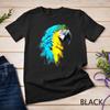 Watercolour Colourful Scarlet Macaw Parrot Bird Painting T Shirt Vintage Casual Stylish Versatile Streetwear Fashion
