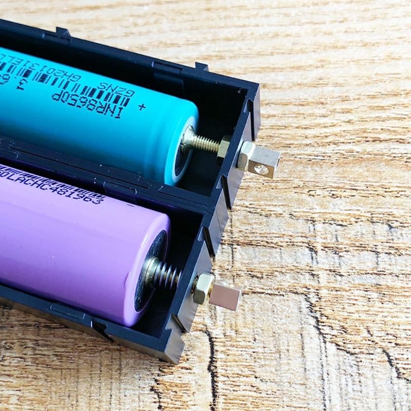 21700 Splicable Battery Holder Kit With Copper Strips, 10Pack Modulars Snap Together Slots for Electronics