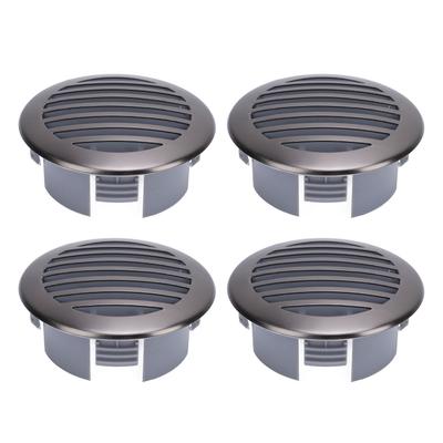 4 Stuks 3 inch 76mm Camper Luchtrooster Plafondrooster 316 Roestvrij Staal Boot Ventilatiekap Rond Luchtgat Rooster voor Jacht