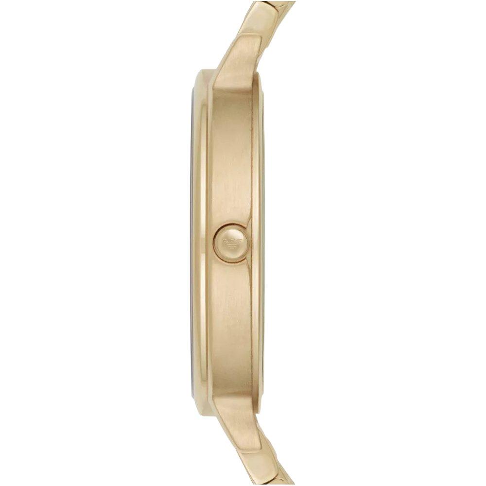 Emporio Armani AR11007 Zweizeiger Damenuhr in Goldton