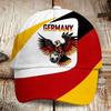 Eagle Football Printed Baseball Cap, European Cup Fan Commemorative Cap, Men's and Women's Sunshade Curved Brim Hat