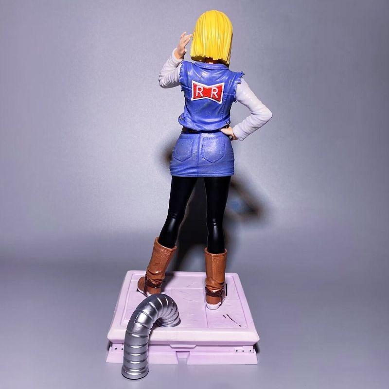 Anime Gk Figure CPR Android 18 and Krillin Action Figures 2 Header Statue PVC Collectible Toy