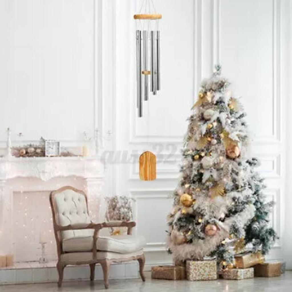 Wind Chimes Outdoor Sympathy Memorial Wind Chimes with Metal Tubes for Home Decoration