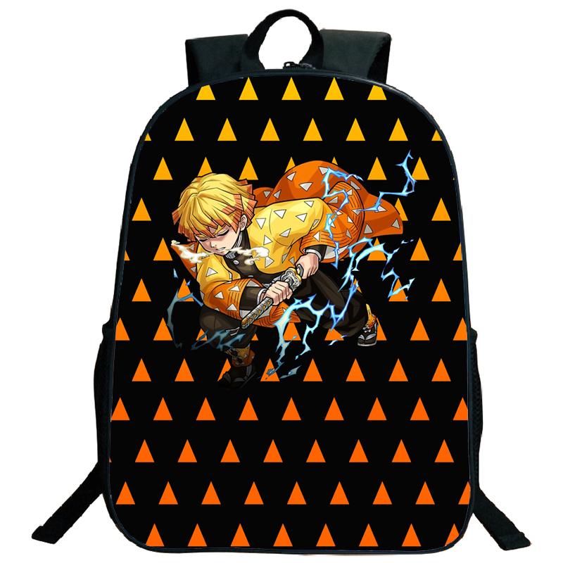 Demon Slayer Backpack Kimetsu No Yaiba Tanjiro Nezuko Kamado Teenarges Schoolbag Laptop Bag Boys Girls Rucksack Travel Shoulder Bags