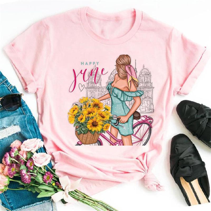 

Красивые 90-е девушки принт женские топы мода O-образный вырез футболка смешная эстетика графический принт женские футболки женская одежда 4XL