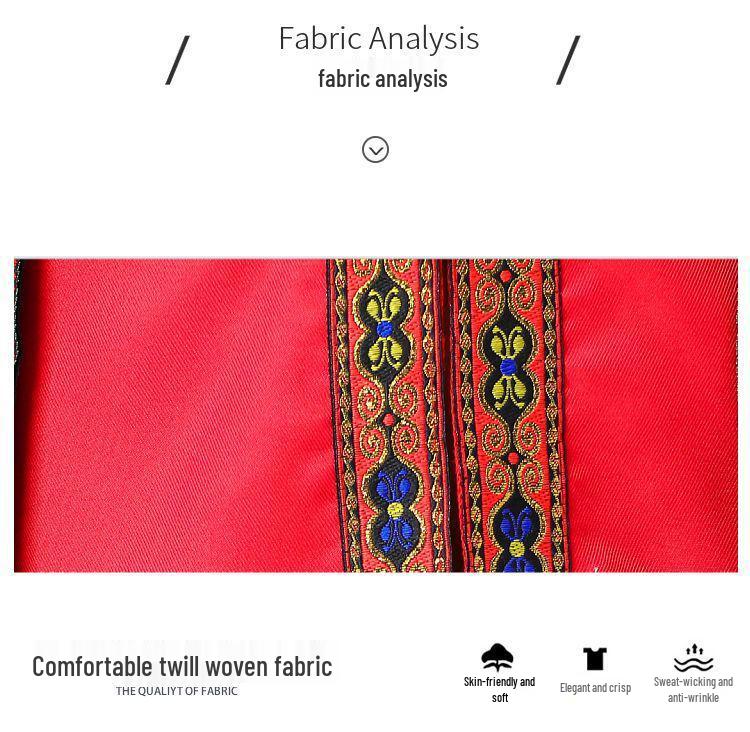 Guangxi 3. března Zhuangský ženský festivalový taneční kostým