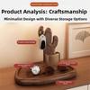 With Hooks Key Hanging Rack Retro Jewelry Dish New Wooden Key Holder  Entrance Hall