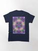 Pentangle Pastel Shades Multicolored Kaleidoscope Pentangle Pattern 10 Classic T-Shirt