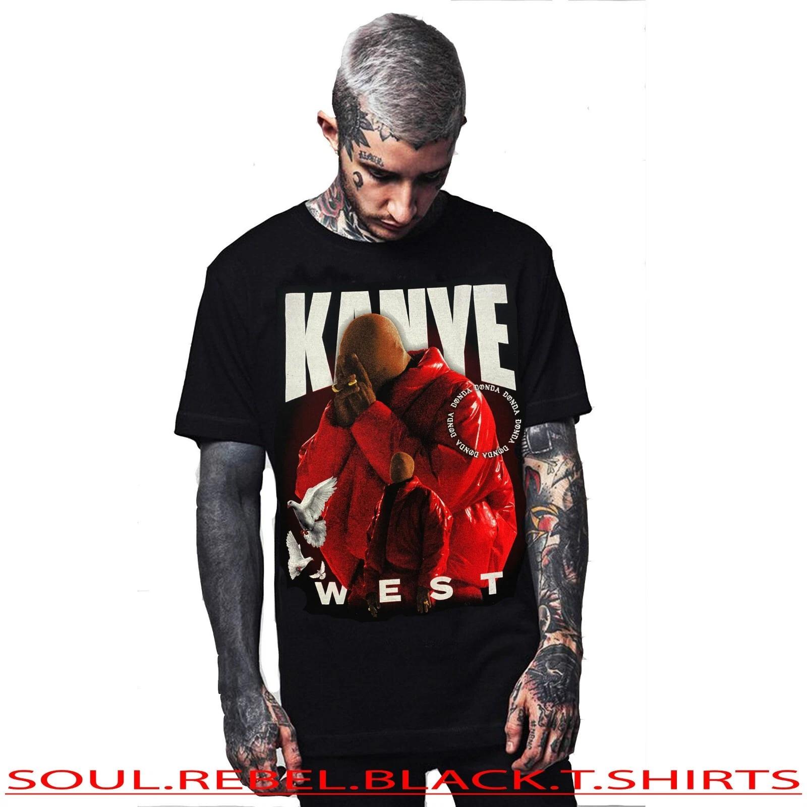 KANYE WEST RAP HIP HOP BLACK T-Shirt XXL