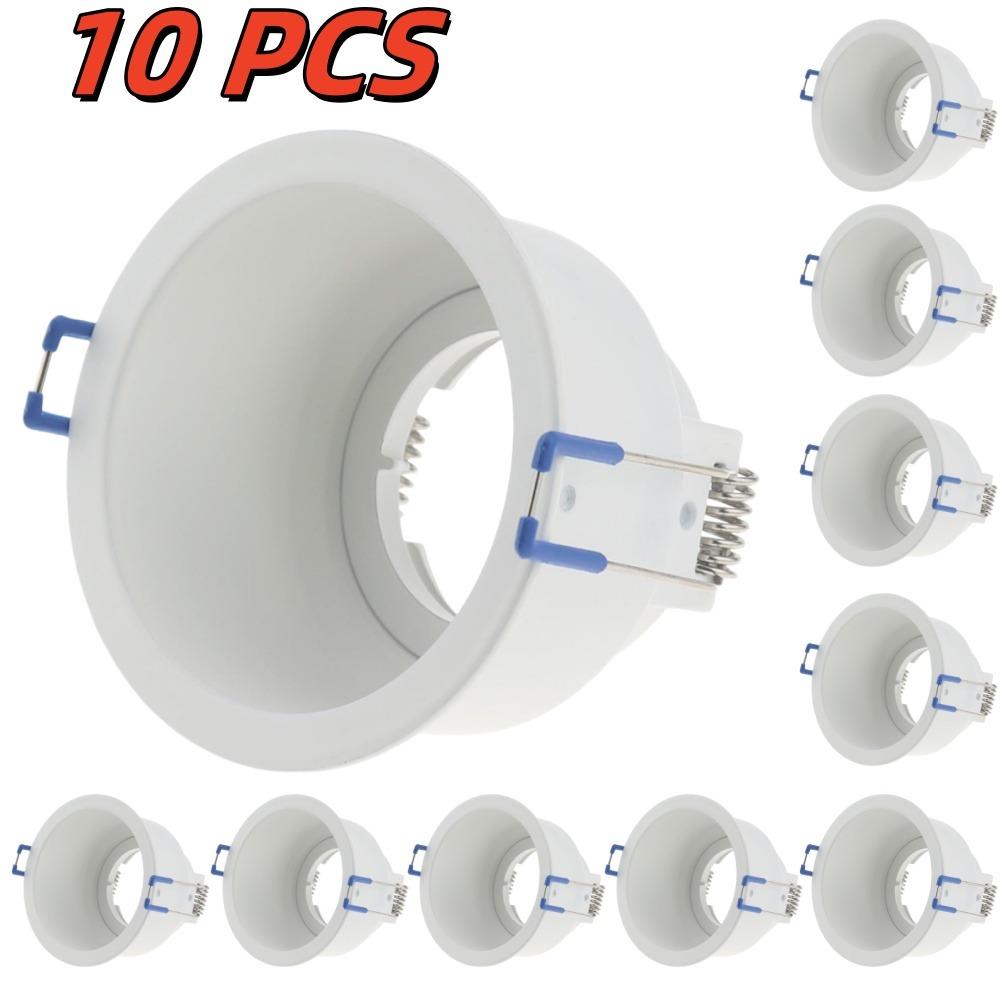 5/10 Pcs Recessed LED Ceiling Downlight Bracket Spotlight Frame Socket GU10/MR16 Lamp Holder Fitting Fixture