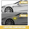 ABSOPRO LED Turn Signal Side Marker Front Row Driver and Passenger Compatible with Clear 1 Pair Lights, Lamps, F18950925, Seats, Mazda, ND, MX-5,