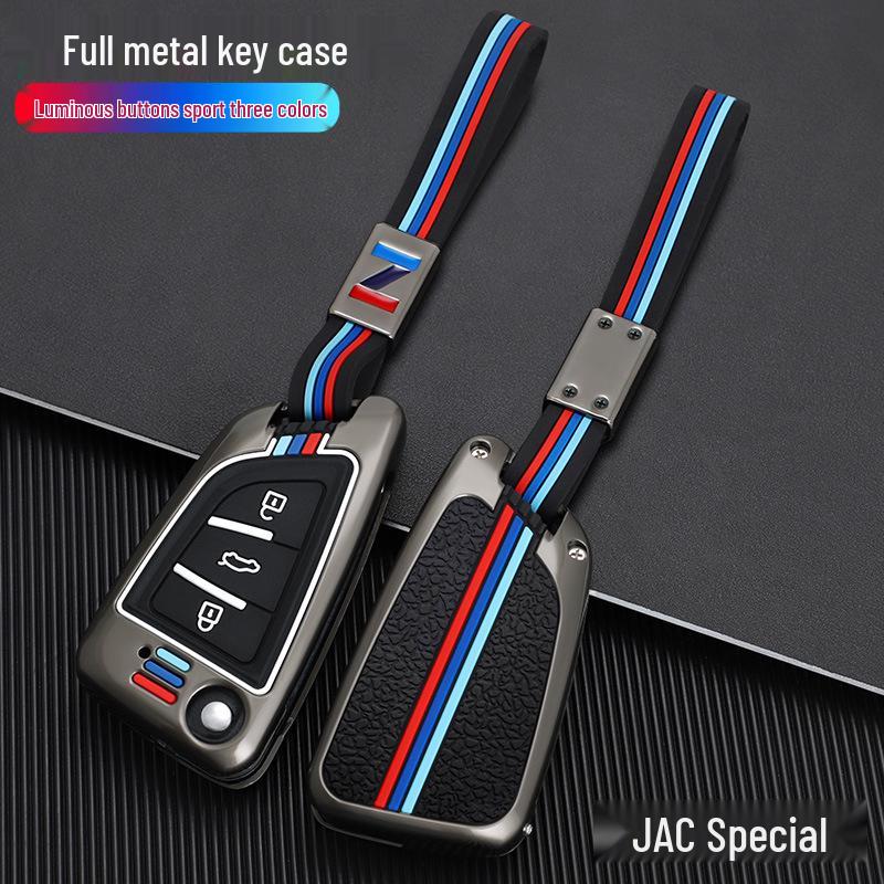 New JAC Refine S3, S2, S5, M4 Key Cover Shell with Buckle - Remote Control Bag