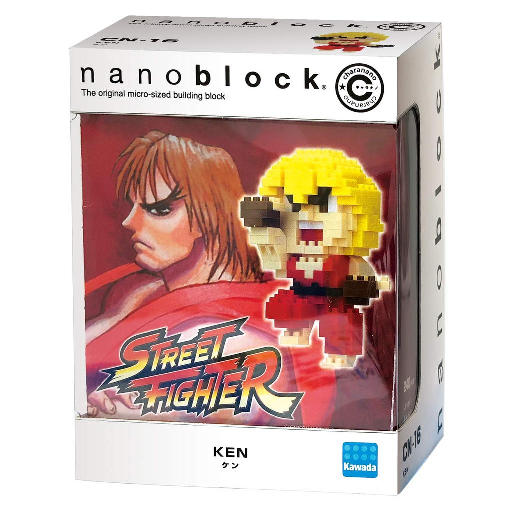 Kawada Nanoblock Character Nano Street Fighter Ken CN-16