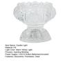 7/8cm Clear Lotus LED Candle Light Electric Flameless Simulation Candle Home Bedroom Anniversary Wedding Christmas Party Decor