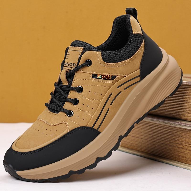 Fashion New Designer Platform Hiking Shoes for Men Spring Autumn Soft-soled Men's Running Shoe Fashion Outdoor Sport Zapatos Para Hombre