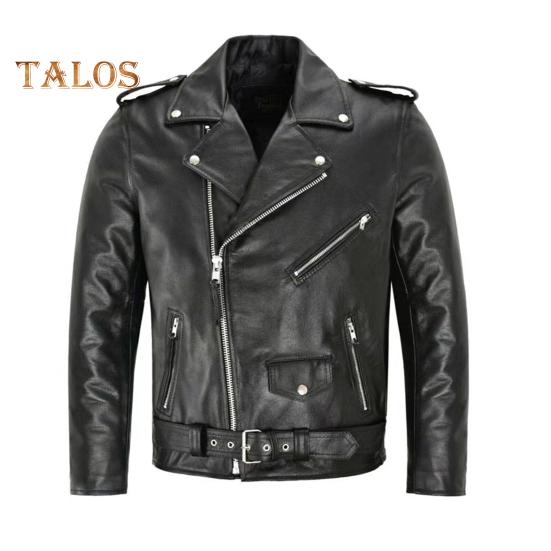 

Мужская куртка Slim Fit из искусственной кожи, однотонное пальто с диагональной застежкой-молнией, регулировка ремня, ветрозащитное пальто L