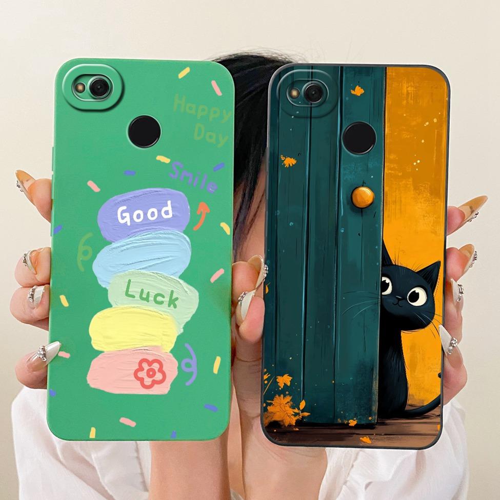 Phone Casing For Redmi 4x Cover Fashion Cartoon Cute Funny Painted Silicone Case For Xiaomi Redmi 4x
