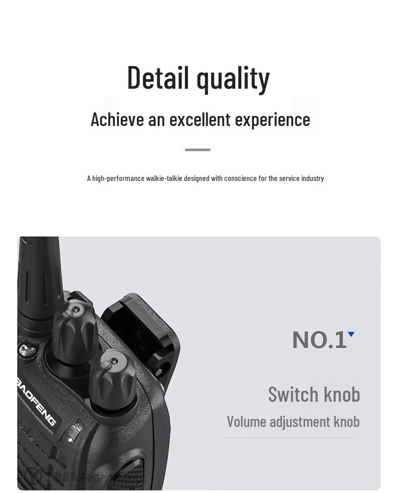 Baofeng BF-888S Mini Handheld Walkie-Talkie for Outdoor and Restaurant Use