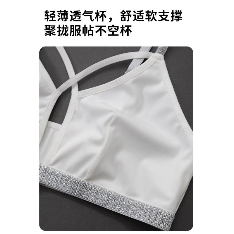 Women Lace Trim Front Closure Push Up Bra Sexy Bust Support Non Wired