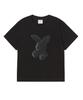 ACME DE LA VIE Woman Fuzzy Rabbit Short Sleeve T-Shirt (2 Color)