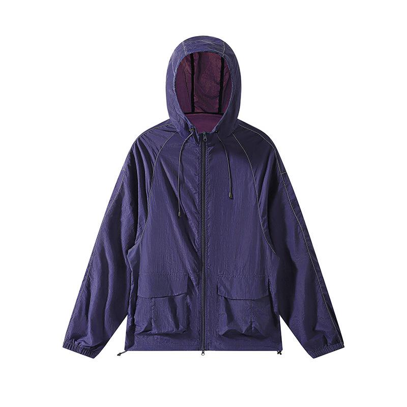 Summer, new, mosquito repellent anti-splashing luminous sunscreen, men's outdoor leisure anti-ultraviolet light and breathable jacket