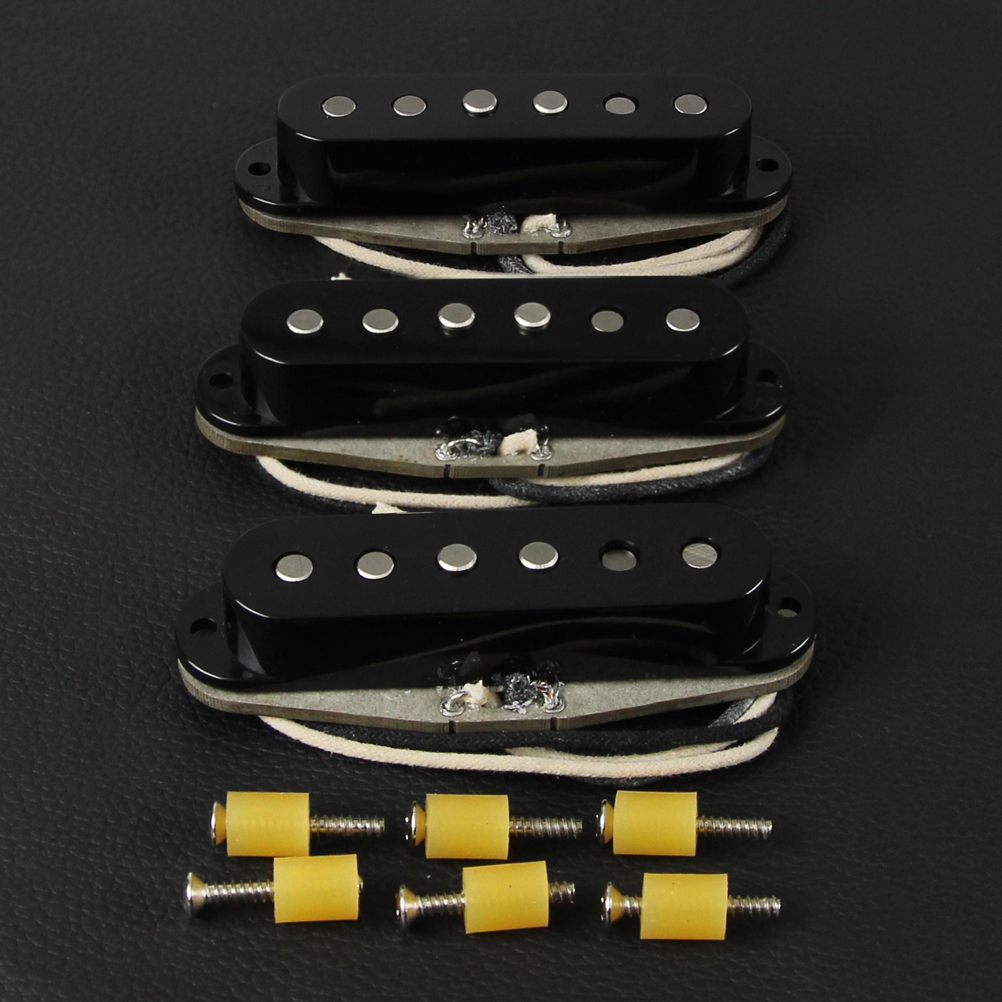 

FLEOR Set of Alnico 5 Single Coil Pickups Classic Blues & Rock Tone Vintage ST SSS Electric Guitar Pickup