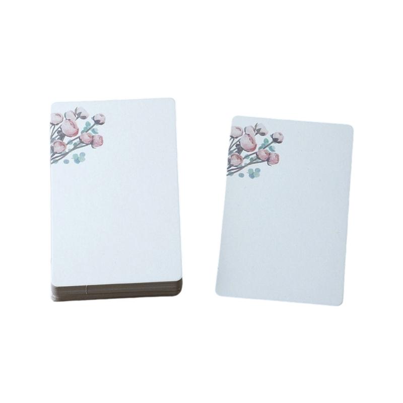 20 Folhas Cartões de Papel em Branco 2,24x3,54 Polegadas Cartões de Estudo Sem Pauta Cartão de Anotação Para Criança Adulto Arte Artesanato Rabiscos Scrapbooking