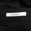 FOXEY Black 40158 Pleated Crystal Pants Bottoms 38 blackUsed