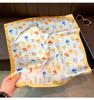 Women S Fresh Printed Square Scarf Fashion Versatile Summer Sun Protection