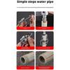 PVC Pipe Threader Kit for Electric Drill,PVC/PPR Plastic Pipe Thread Maker Tool Tap Set,1/2'' 3/4'',Inner and Outer Water Pipe Threads Tool for