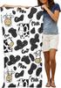 Cute cow pattern Beach Towel for Family stuff friends Gifts Quick-Dry Towel For Bath Yoga Tourism Beach GYM Camping Swimming