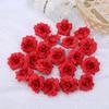 5/10/20Pcs 4.5cm Red Silk Artificial Rose Heads for Home Room Decorations Wedding Decoration DIY Bride Wreath Accessories