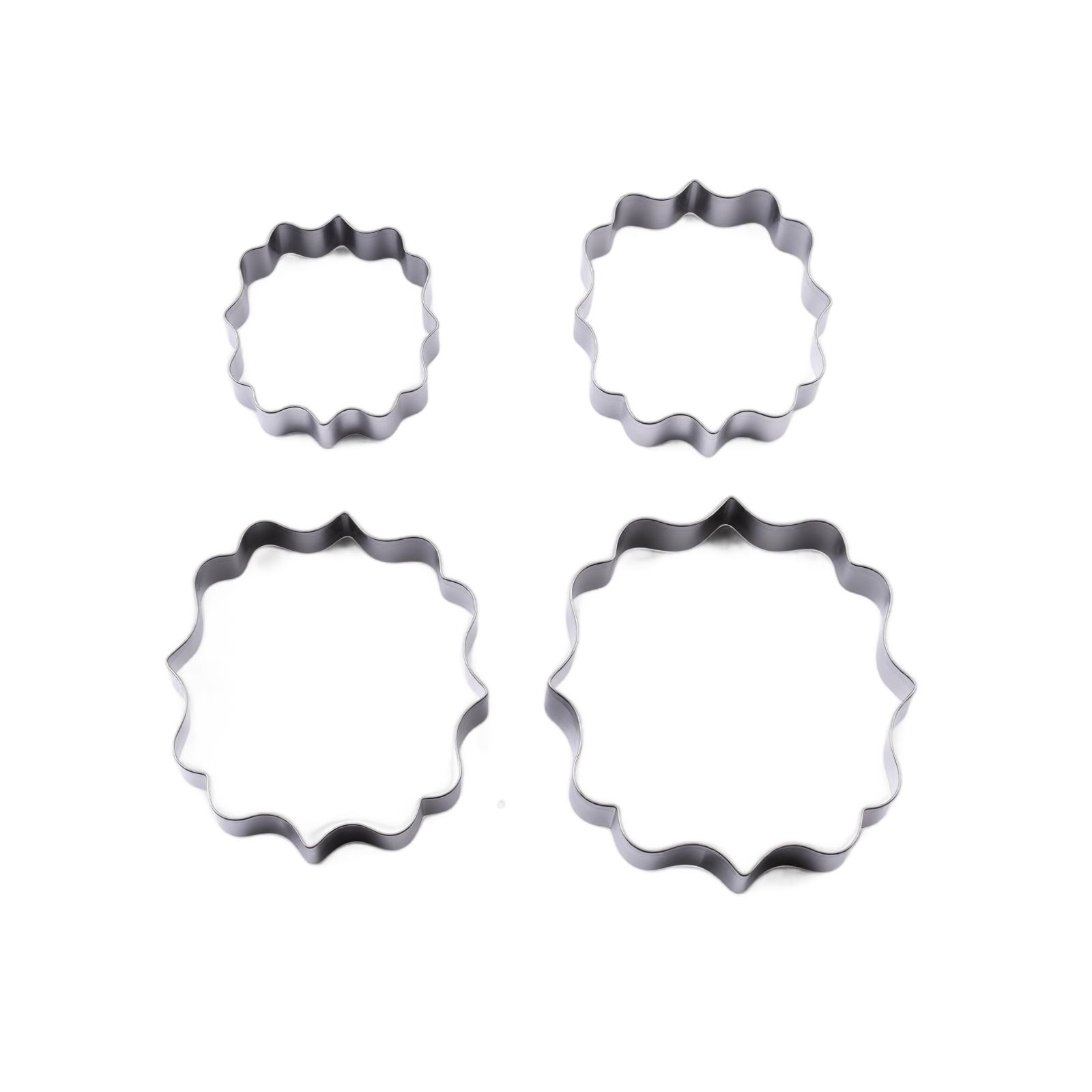 Stainless Cutter Set - Assorted Shapes for Baking and One Size