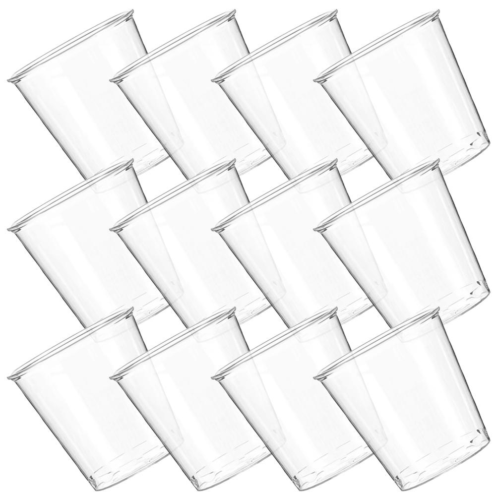 

100 шт одноразовые дорожные стаканы для вина прозрачные пластиковые для вечеринок кружки принадлежности для питья