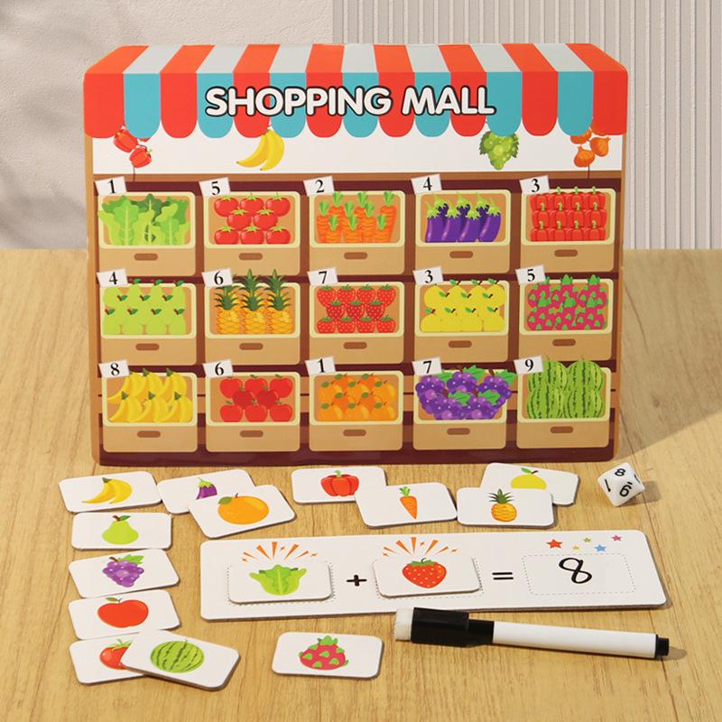 

Покупки в супермаркете для малышей: Обучающая игра «Овощи и фрукты» для развития когнитивных и математических навыков